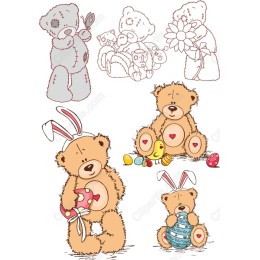 Teddy Bear Clipart Bundle