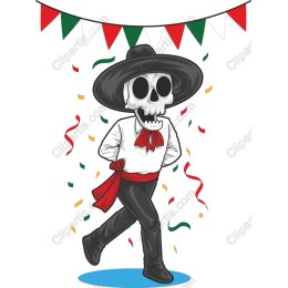 Dancing Skeleton Fiesta
