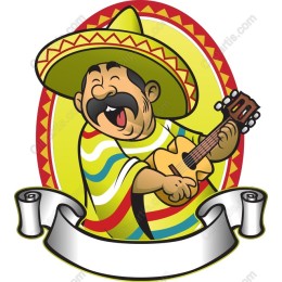 Vibrant Mariachi Musician