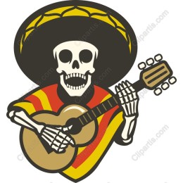 Mariachi Skeleton