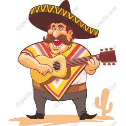 Cheerful Mariachi Musician
