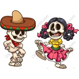 Mexican Skeleton Dancers