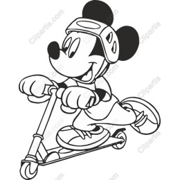 Playful Scooter Character