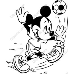 Energetic Cartoon Soccer Player