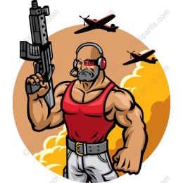 Muscular Warrior