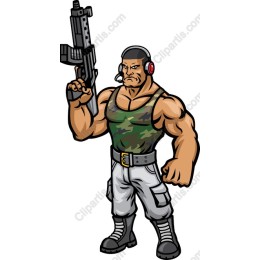 Muscular Soldier