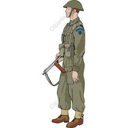 Vintage Military Soldier