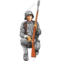 Vintage Military Soldier