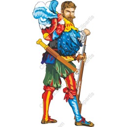 Vibrant Historical Soldier
