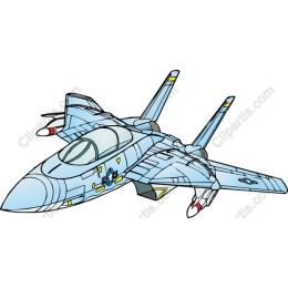 Vibrant Fighter Jet