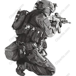 Tactical Soldier in Action