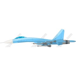 Sleek Blue Fighter Jet