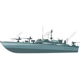 Sleek Naval Vessel