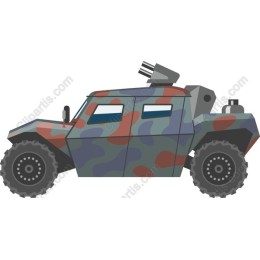 Camouflage Armored Vehicle