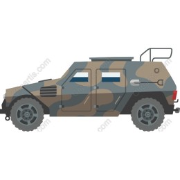 Armored Military Vehicle