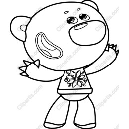Playful Holiday Bear