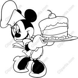 Charming Cake-Bearing Character