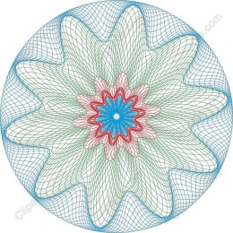 Intricate Star Floral