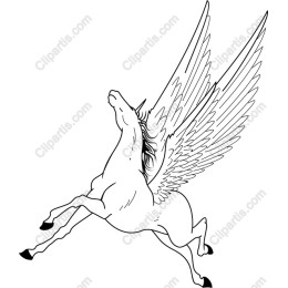 Majestic Winged Horse