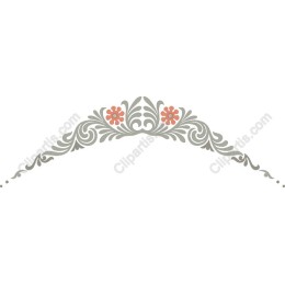 Elegant Floral Ornament