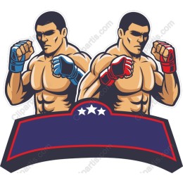 Dynamic Boxing Fighters with Customizable Banner