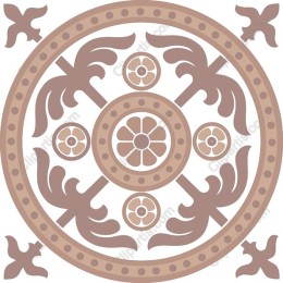 Elegant Circular Floral