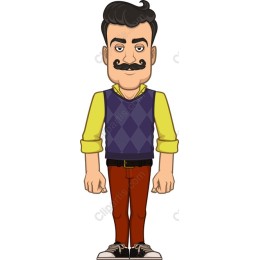 Quirky Mustache Man