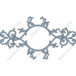 Ornate Floral Frame