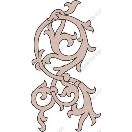Elegant Swirling Ornamental