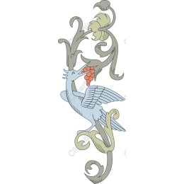 Vintage Bird and Floral