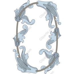 Elegant Vintage Floral Frame