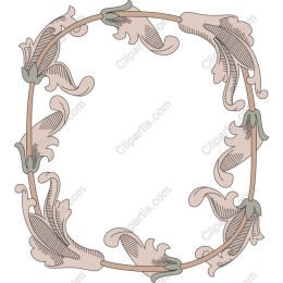Vintage Floral Frame