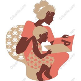Mother and Child Reading