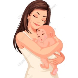 Tender Embrace: Mother and Baby
