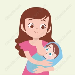 Heartwarming Mother and Child Breastfeeding