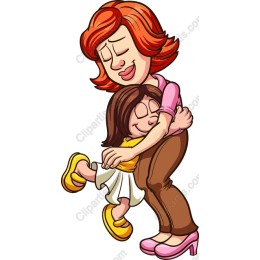 Heartwarming Mother-Daughter Embrace