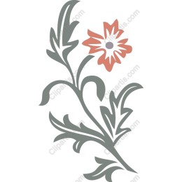 Elegant Floral with Leaves