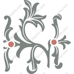Elegant Floral Ornament