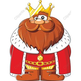 Delightful Cartoon King
