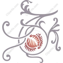 Elegant Floral Swirl