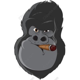 Gorilla With Cigar