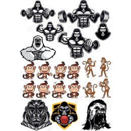Gorilla & Monkey Bundle