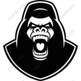 Fierce Roaring Gorilla
