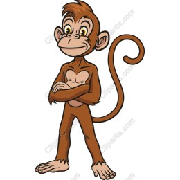 Playful Monkey Illustrator