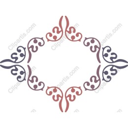 Elegant Ornamental Floral Frame