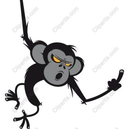 Sassy Monkey Clipart