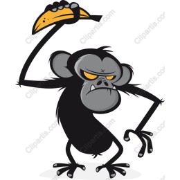 Cheeky Monkey with Banana
