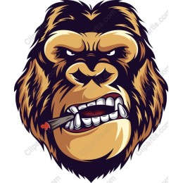 Fierce Gorilla Mascot