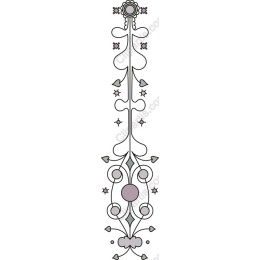 Elegant Vertical Floral