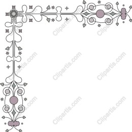 Decorative Floral Corner